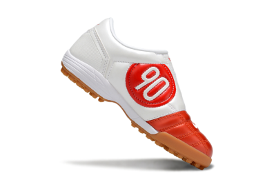 Kids Nike Total 90 III TF Artificial Turf Low-Tops Football Shoes - Red/White/Brown