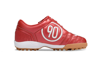 Kids Nike Total 90 III TF Artificial Turf Low-Tops Football Shoes - Red/White/Brown