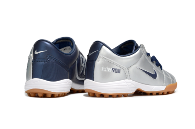 Kids Nike Total 90 III TF Artificial Turf Low-Tops Football Shoes - Silver/Blue/White