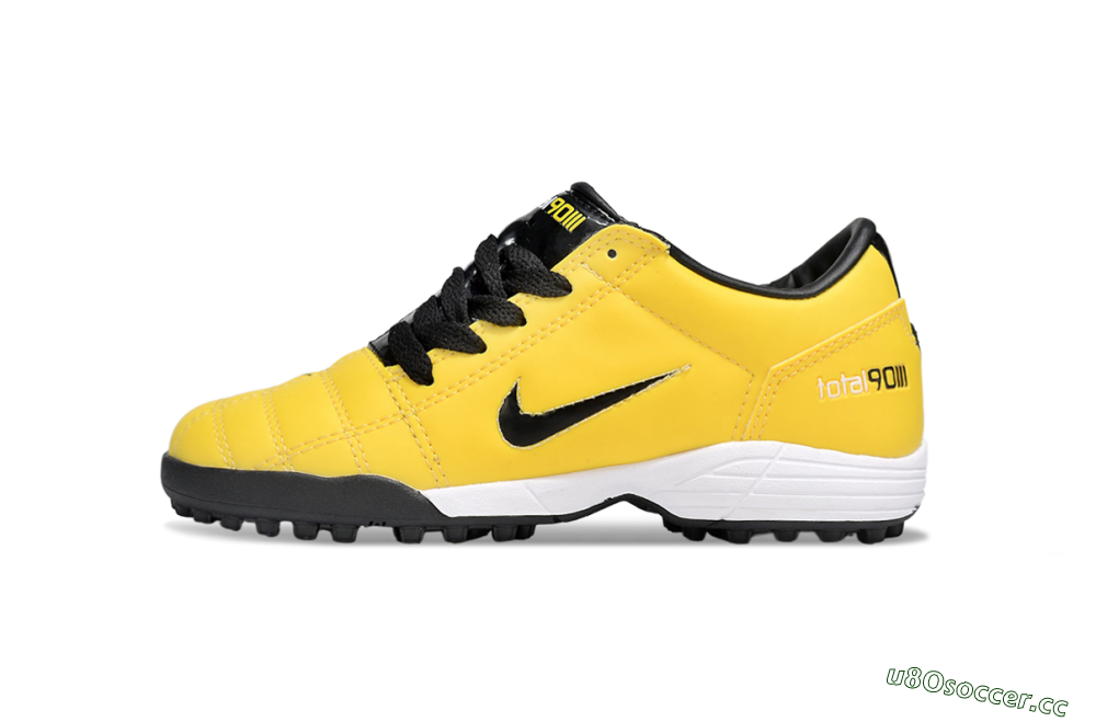 Kids Nike Total 90 III TF Artificial Turf Low-Tops Football Shoes - Yellow/Black/White 2