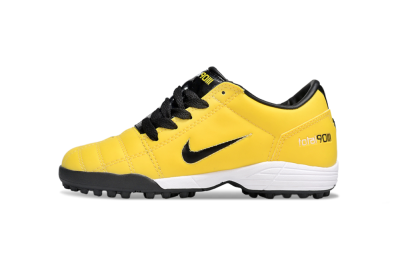Kids Nike Total 90 III TF Artificial Turf Low-Tops Football Shoes - Yellow/Black/White