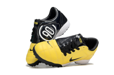 Kids Nike Total 90 III TF Artificial Turf Low-Tops Football Shoes - Yellow/Black/White