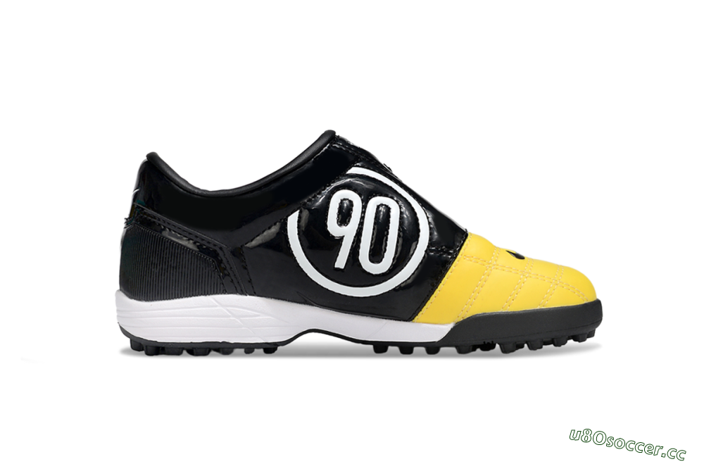 Kids Nike Total 90 III TF Artificial Turf Low-Tops Football Shoes - Yellow/Black/White 6