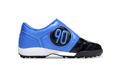 Kids Nike Total 90 III TF Artificial Turf Low-Tops Football Shoes - Black/Blue/White