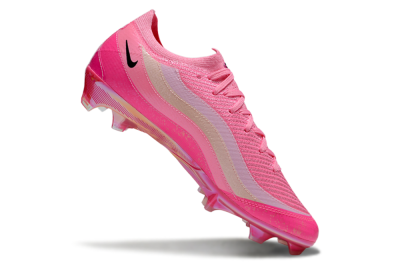 Unisex Nike Air Zoom Mercurial Vapor 16 Elite FG Firm Ground Low-Tops Football Boots - Pink/Beige/Black