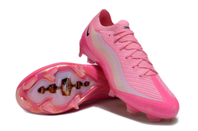 Unisex Nike Air Zoom Mercurial Vapor 16 Elite FG Firm Ground Low-Tops Football Boots - Pink/Beige/Black