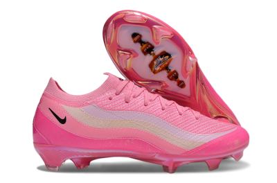 Unisex Nike Air Zoom Mercurial Vapor 16 Elite FG Firm Ground Low-Tops Football Boots - Pink/Beige/Black