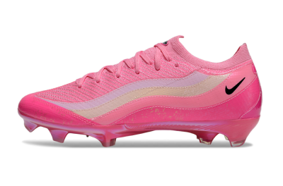 Unisex Nike Air Zoom Mercurial Vapor 16 Elite FG Firm Ground Low-Tops Football Boots - Pink/Beige/Black