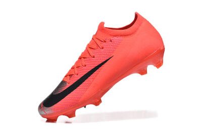Men's Nike Air Zoom Mercurial Vapor 16 Elite FG Firm Ground Low-Tops Football Boots - Red/Silver/Black