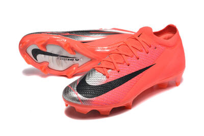 Men's Nike Air Zoom Mercurial Vapor 16 Elite FG Firm Ground Low-Tops Football Boots - Red/Silver/Black