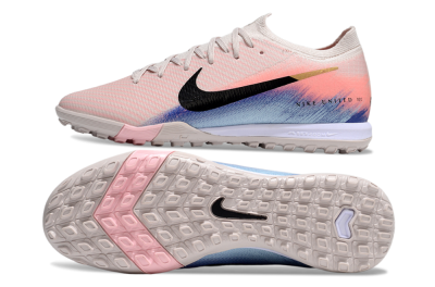 Unisex Nike Air Zoom Mercurial Vapor 16 Elite TF Artificial Turf Low-Tops Football Shoes - Pink/Black/Gold