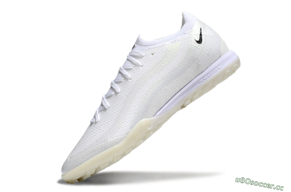 Unisex Nike Air Zoom Mercurial Vapor 16 Elite TF Artificial Turf Low-Tops Football Shoes - White/Beige/Black 4