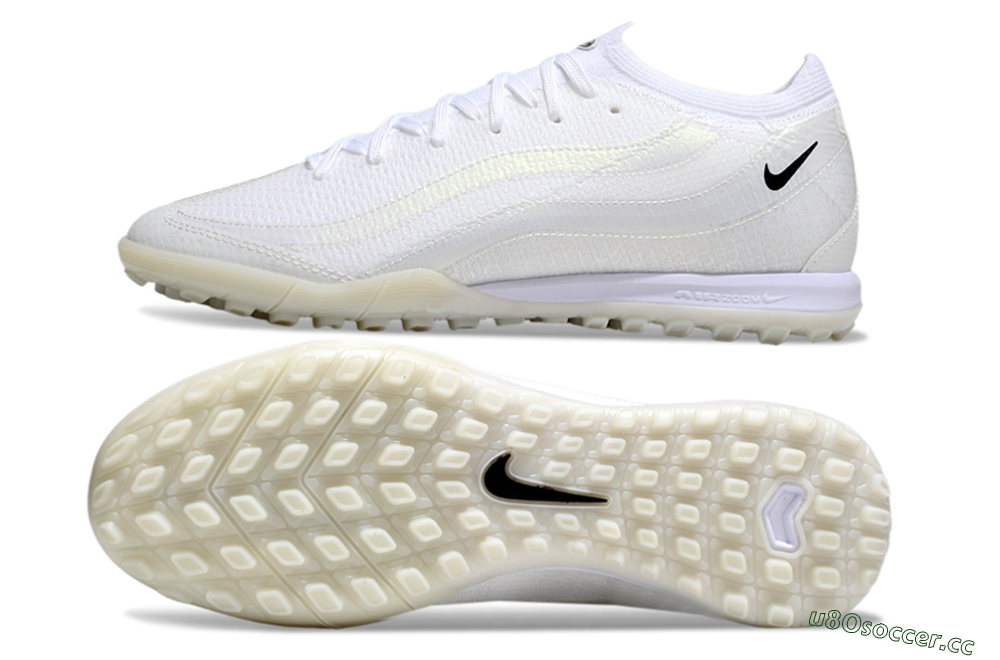 Unisex Nike Air Zoom Mercurial Vapor 16 Elite TF Artificial Turf Low-Tops Football Shoes - White/Beige/Black 1