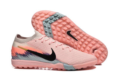 Men's Nike Air Zoom Mercurial Vapor 15 Elite TF Artificial Turf Low-Tops Football Shoes - Pink/Black/Gold
