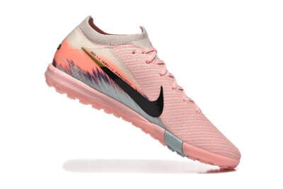 Men's Nike Air Zoom Mercurial Vapor 15 Elite TF Artificial Turf Low-Tops Football Shoes - Pink/Black/Gold