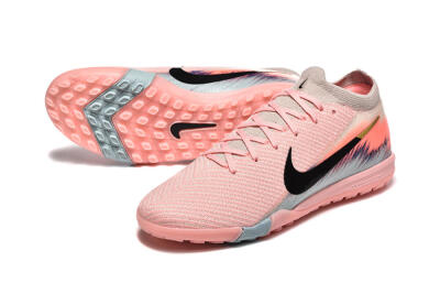 Men's Nike Air Zoom Mercurial Vapor 15 Elite TF Artificial Turf Low-Tops Football Shoes - Pink/Black/Gold