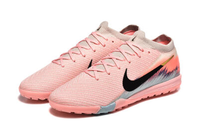 Men's Nike Air Zoom Mercurial Vapor 15 Elite TF Artificial Turf Low-Tops Football Shoes - Pink/Black/Gold