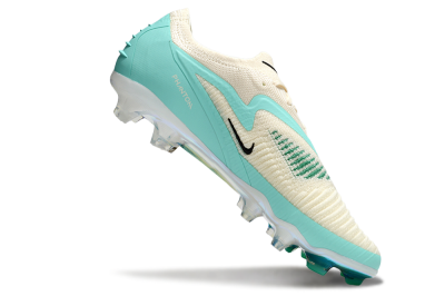 Unisex Nike Phantom 6 Elite Low FG Firm Ground Low-Tops Football Boots - Beige/Jade/Black