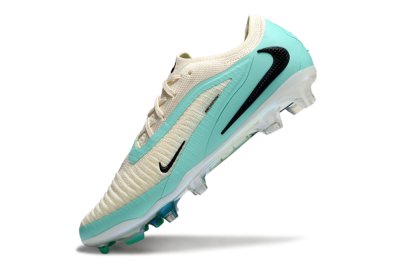 Unisex Nike Phantom 6 Elite Low FG Firm Ground Low-Tops Football Boots - Beige/Jade/Black