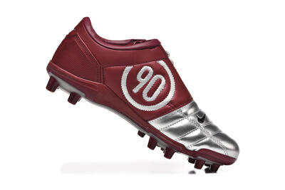 Men's Nike Total 90 III FG Firm Ground Low-Tops Football Boots - Silver/Black/Red