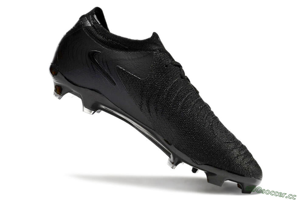 Unisex Nike Phantom GX 2 Elite FG Firm Ground Low-Tops Football Boots - Black/White/Blue 4