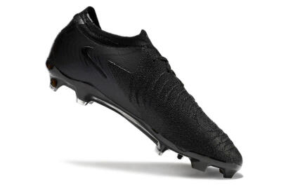 Unisex Nike Phantom GX 2 Elite FG Firm Ground Low-Tops Football Boots - Black/White/Blue