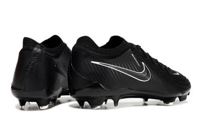 Unisex Nike Phantom GX 2 Elite FG Firm Ground Low-Tops Football Boots - Black/White/Blue