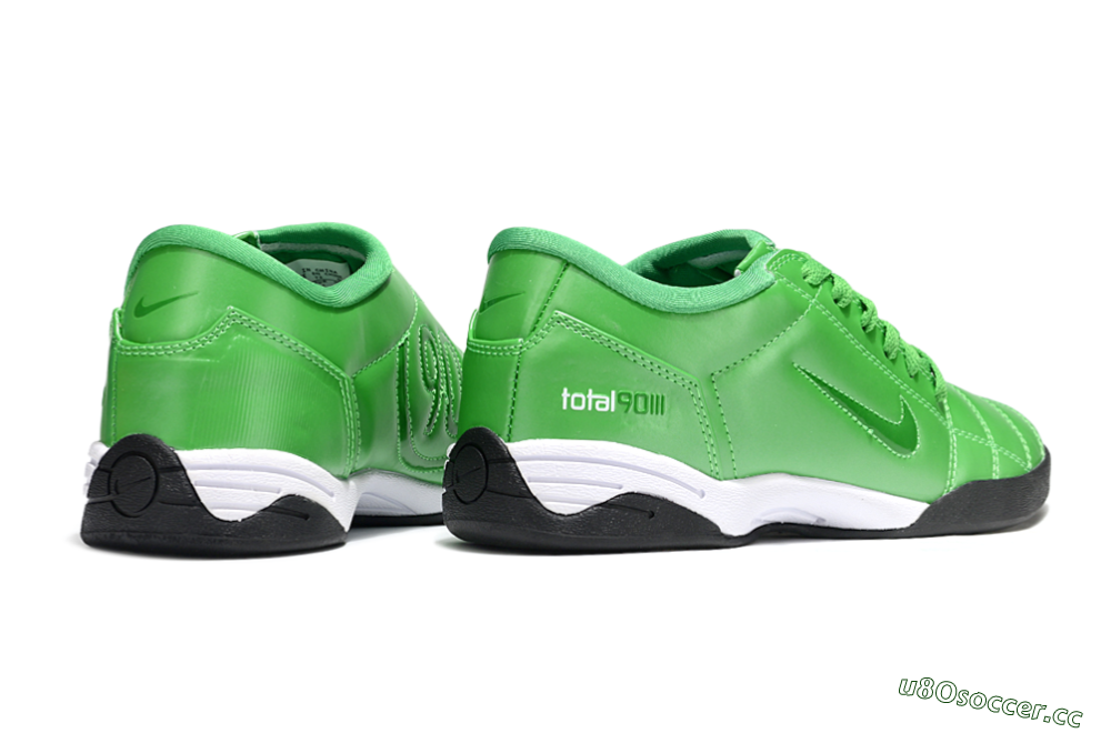 Men's Nike Total 90 III IC Indoor & Futsal Low-Tops Football Shoes - Green/White/Black 6