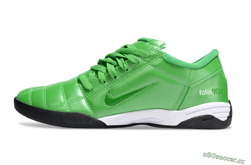 Men's Nike Total 90 III IC Indoor & Futsal Low-Tops Football Shoes - Green/White/Black 0