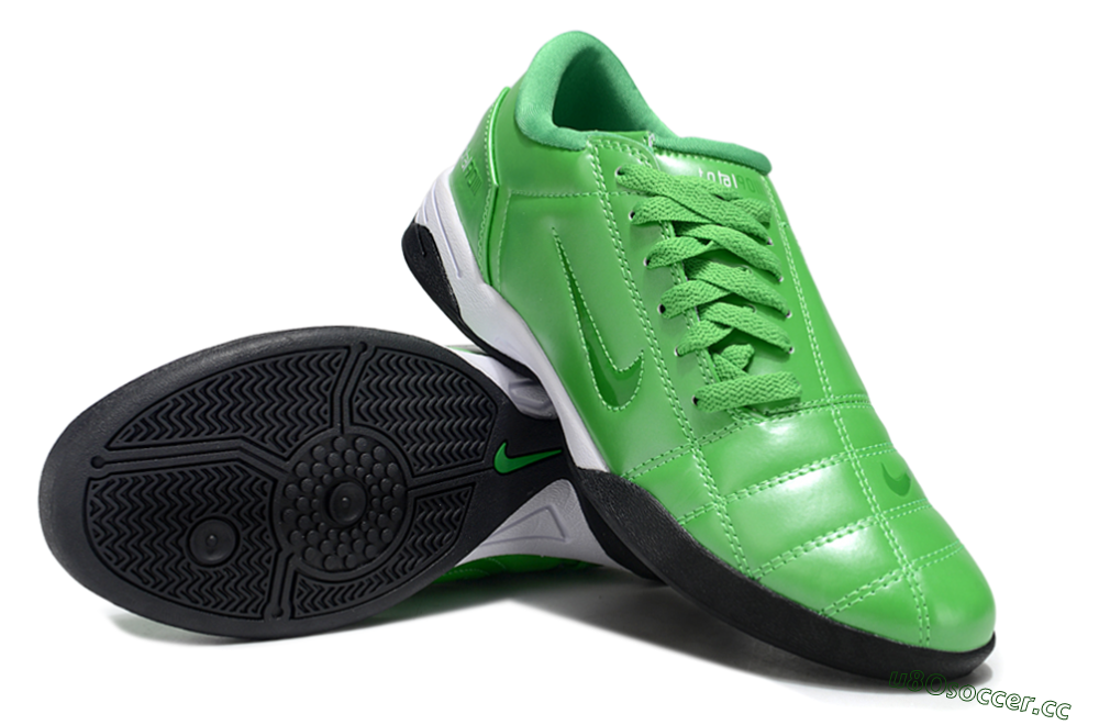 Men's Nike Total 90 III IC Indoor & Futsal Low-Tops Football Shoes - Green/White/Black 3
