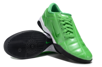 Men's Nike Total 90 III IC Indoor & Futsal Low-Tops Football Shoes - Green/White/Black