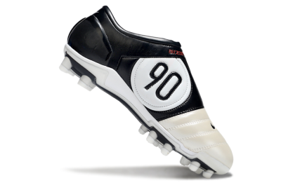 Men's Nike Air Zoom Total 90 III FG Firm Ground Low-Tops Football Boots - Beige/Black/White