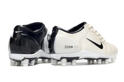 Men's Nike Air Zoom Total 90 III FG Firm Ground Low-Tops Football Boots - Beige/Black/White