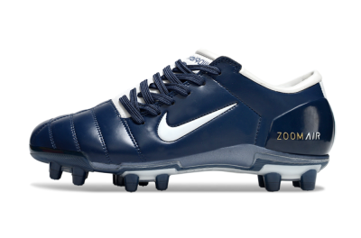 Men's Nike Air Zoom Total 90 III FG Firm Ground Low-Tops Football Boots - Blue/White/Gold