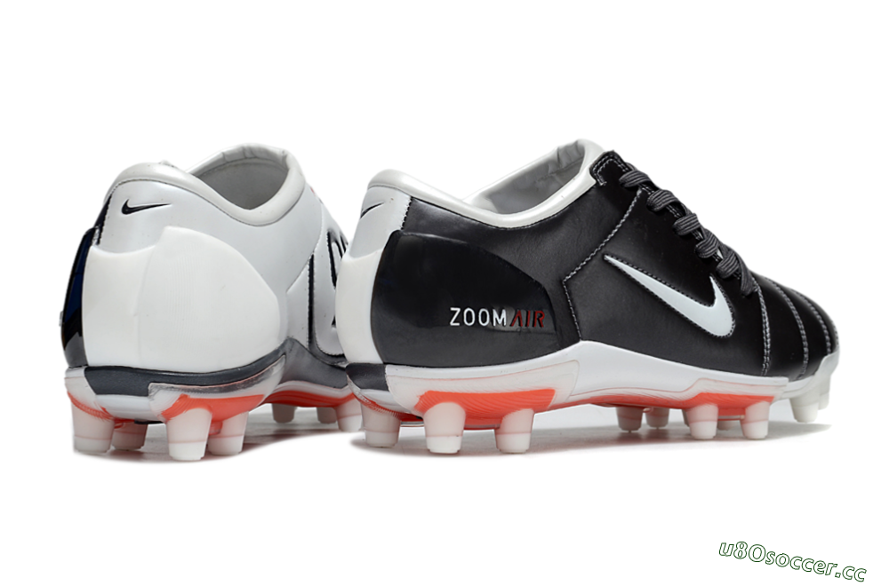 Men's Nike Air Zoom Total 90 III FG Firm Ground Low-Tops Football Boots - Black/White/Red 6