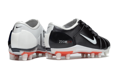 Men's Nike Air Zoom Total 90 III FG Firm Ground Low-Tops Football Boots - Black/White/Red