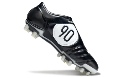 Men's Nike Air Zoom Total 90 III FG Firm Ground Low-Tops Football Boots - Black/White