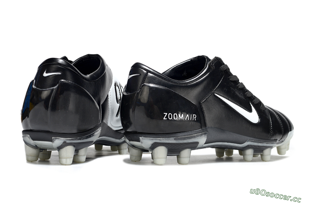Men's Nike Air Zoom Total 90 III FG Firm Ground Low-Tops Football Boots - Black/White 6