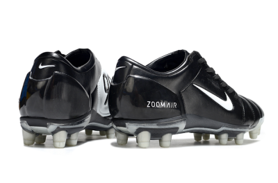 Men's Nike Air Zoom Total 90 III FG Firm Ground Low-Tops Football Boots - Black/White