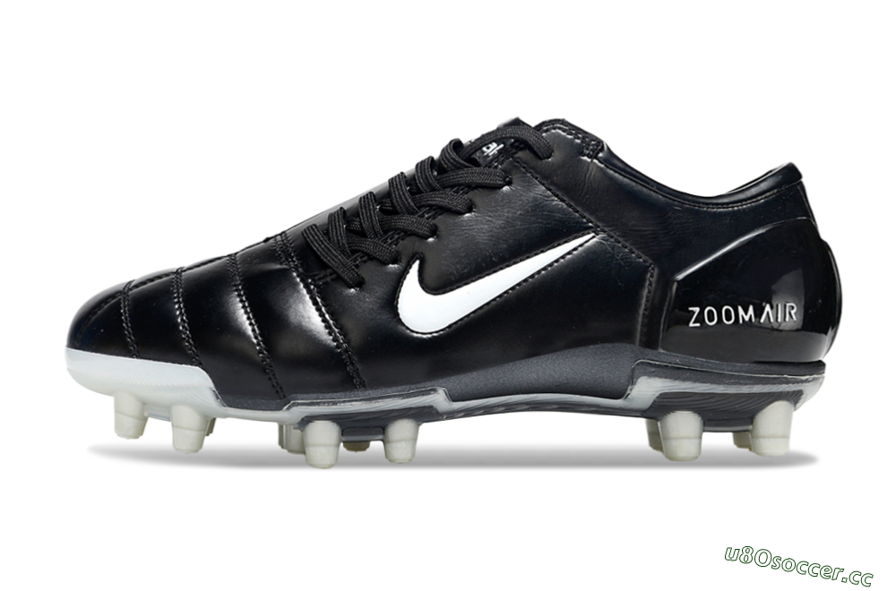 Men's Nike Air Zoom Total 90 III FG Firm Ground Low-Tops Football Boots - Black/White 0