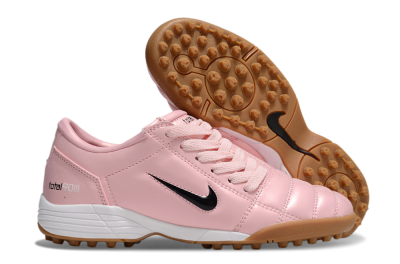 Unisex Nike Air Zoom Total 90 III TF Artificial Turf Low-Tops Football Shoes - Pink/Black/White