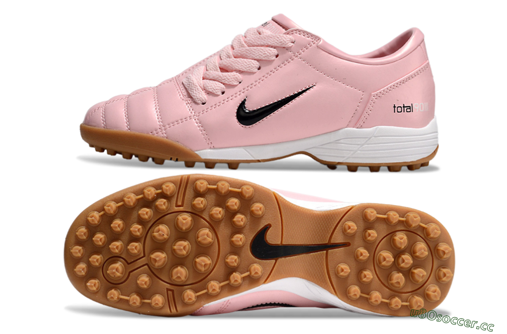 Unisex Nike Air Zoom Total 90 III TF Artificial Turf Low-Tops Football Shoes - Pink/Black/White 1