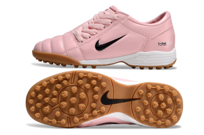 Unisex Nike Air Zoom Total 90 III TF Artificial Turf Low-Tops Football Shoes - Pink/Black/White