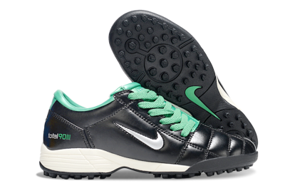 Unisex Nike Air Zoom Total 90 III TF Artificial Turf Low-Tops Football Shoes - Black/Silver/White