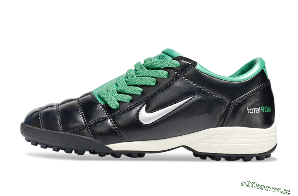 Unisex Nike Air Zoom Total 90 III TF Artificial Turf Low-Tops Football Shoes - Black/Silver/White 0