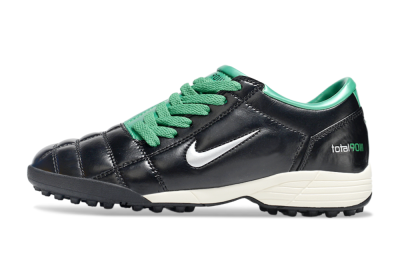 Unisex Nike Air Zoom Total 90 III TF Artificial Turf Low-Tops Football Shoes - Black/Silver/White