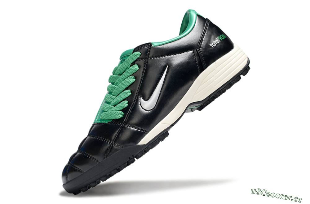 Unisex Nike Air Zoom Total 90 III TF Artificial Turf Low-Tops Football Shoes - Black/Silver/White 5