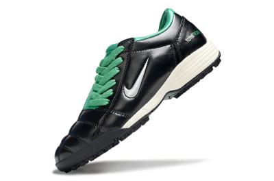 Unisex Nike Air Zoom Total 90 III TF Artificial Turf Low-Tops Football Shoes - Black/Silver/White