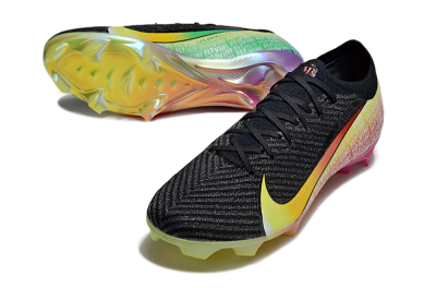 Unisex Nike Air Zoom Mercurial Vapor 16 Elite FG Firm Ground Low-Tops Football Boots - Black/Red/Yellow