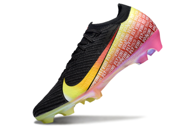Unisex Nike Air Zoom Mercurial Vapor 16 Elite FG Firm Ground Low-Tops Football Boots - Black/Red/Yellow